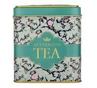 New English Teas Victorian Tea Tin with 32 Afternoon Tea Bags - Green