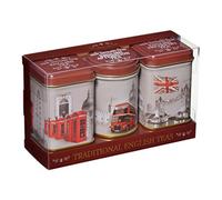 New English Teas Memorabilia Vintage England Tea Mini Tin Gift Pack (Pack of 2)