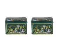 New English Teas Vintage Victorian Tea Tin with 40 English Afternoon teabags (Pack of 2)