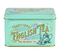 New English Teas Vintage Victorian Tea Tin with 40 English Breakfast Tea Bags