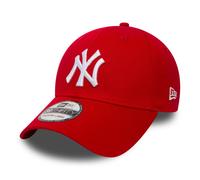 New Era League Basic 39Thirty New York Yankees Cap - Scarlet / White-M/L