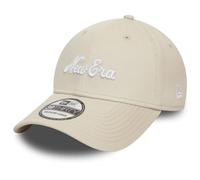 New Era 39Thirty Stretch Cap - Brand Script Stone Beige - M/L