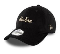 New Era 39Thirty Stretch Cap - Cord Brand Script Black - M/L