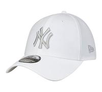 New Era 39Thirty Stretch Cap - New York Yankees White - L/XL