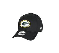 New Era 39Thirty Stretch Cap - NFL Green Bay Packers Black - M/L