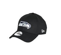 New Era 39Thirty Stretch Cap - NFL Seattle Seahawks Black - S/M