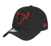 New Era 39Thirty Stretch Cap - Outline Chicago Bulls - M/L Black