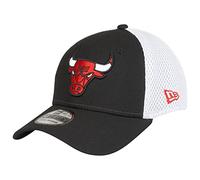 New Era 39Thirty Stretch Mesh Cap - Chicago Bulls Black - S/M