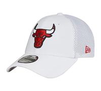 New Era 39Thirty Stretch Mesh Cap - Chicago Bulls White - L/XL