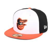 New Era 59FIFTY Baltimore Orioles Baseball Cap - On Field White-Orange