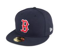 New Era 59FIFTY Boston Red Sox Baseball Cap - MLB On Field AC Perf - Navy Blue
