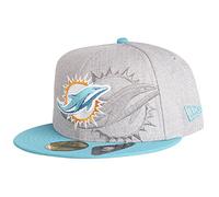 New Era 59Fifty Cap - SCREENING NFL Miami Dolphins Grey - 7 5/8