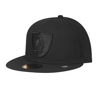 New Era 59Fifty Fitted Cap - Blacked Las Vegas Raiders - 7 1/8