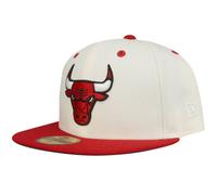 New Era 59Fifty Fitted Cap - Chicago Bulls beige / red