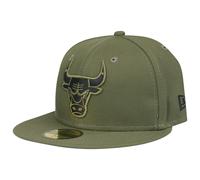 New Era 59Fifty Fitted Cap - NBA Chicago Bulls olive