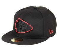 New Era 59Fifty Fitted Cap - NFL Kansas City Chiefs Black - 7 1/4