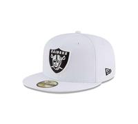 New Era 59Fifty Fitted Cap - NFL Las Vegas Raiders - 7 5/8 White