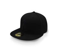 New Era 59Fifty Hat MLB Basic Anaheim Angels Black Fitted Baseball Cap (7 1/4)