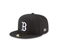 New Era 59Fifty Hat MLB Basic Boston Red Sox Black/White Fitted Baseball Cap