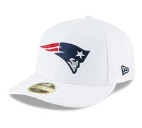 New Era 59Fifty Low Profile Cap - New England Patriots White - 7 1/4