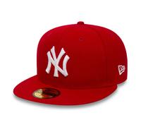 New Era 59FIFTY New York Yankees Baseball Cap - MLB League Essential - Red-White