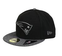 New Era 59FIFTY NFL grey collection, New England Patriots cap - Black - Medium