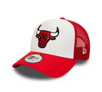 New Era 940 Chicago Bulls Trucker Cap - Team Colour Block - White-Red
