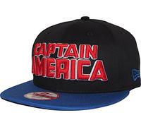 New Era 950 Hero Word Superhero Snapback Cap (Small-Medium 54.9cm - 59.6cm, Captain America)