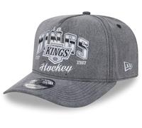 New Era 9Fifty A-Frame NHL Team Washed Black Snapback Cap (UK, Alpha, One Size, Black, Los Angeles Kings)