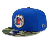 New Era 9Fifty ASTAG Camo Clippers CapEra Men - Flat Brim Cap Baseball Snapback Snapback, with Peak Winter Autumn Spring Summer All-Season - One Size Blue