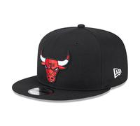 New Era 9FIFTY Chicago Bulls Snapback Cap - NBA Metallic Arch - Black