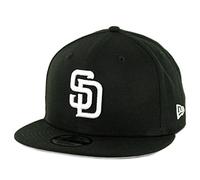 New Era 9Fifty San Diego Padres Basic Snapback Hat (Black/White) Men's MLB Cap