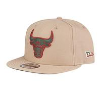 New Era 9Fifty Snapback Cap - Chicago Bulls Camel Green red