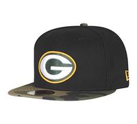 New Era 9Fifty Snapback Cap - Green Bay Packers Black camo