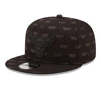 New Era 9Fifty Snapback Cap - Monogram Chicago Bulls - S/M Black