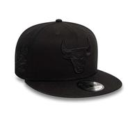 Chicago Bulls Cap Adjustable Mens Monochrome 9Fifty New Era Black