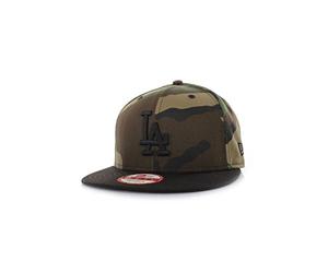 New Era 9Fifty Snapback Cap - Wood CAMO LA Dodgers - S/M