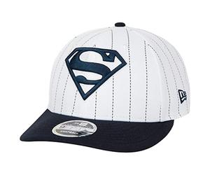 New Era 9Fifty Snapback DC Comics Cap - Pinstripe Superman White
