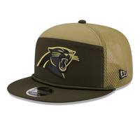 New Era 9Fifty Split Panel Cap - SALUTE Carolina Panthers - One Size