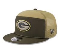 New Era 9Fifty Split Panel Cap - SALUTE Green Bay Packers - One Size