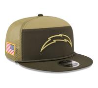 New Era 9Fifty Split Panel Cap - SALUTE Los Angeles Chargers - One Size