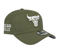 New Era 9Forty A-Frame Snapback Cap - Chicago Bulls Olive