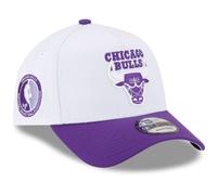 New Era 9Forty A-Frame Snapback Cap - Chicago Bulls white
