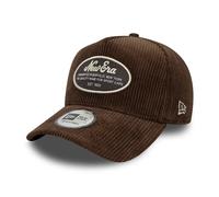 New Era 9FORTY A-Frame Snapback Cap - NE Patch Cord - Brown