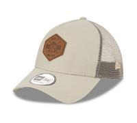 New Era 9FORTY A-Frame Trucker Cap - Heritage Patch - Stone