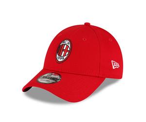 New Era 9FORTY AC Milan Baseball Cap - Core - Scarlet