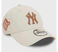 New Era 9Forty Adjustable Cap Hat Cream Beige World Series New York Yankees