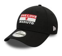 New Era 9Forty Adjustable Cap - ONE Love Manchester United Black
