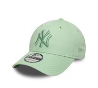 New Era 9Forty Adult's League Essential MLB New York Yankees Baseball Cap Hat Green Pastel