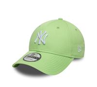New Era 9Forty Adult's Midi Logo MLB New York Yankees Strapback Baseball Cap Hat Pastel Green